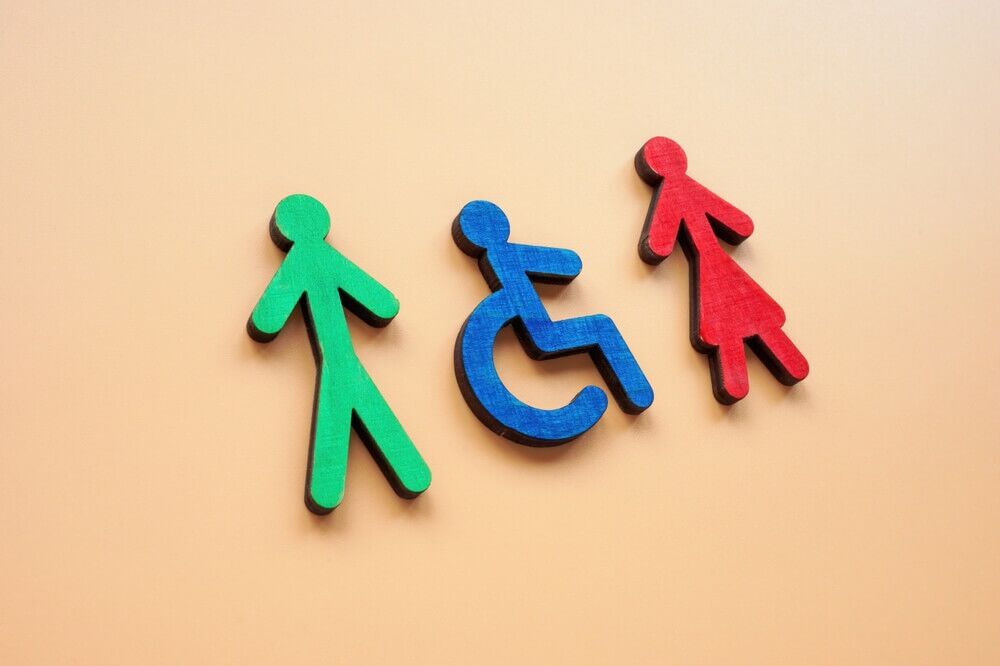 Imagem com desenhos representando a inclusão.