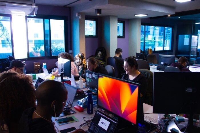 Ambiente de trabalho da Nação Digital
